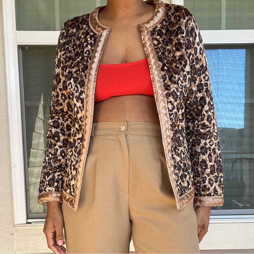 Reversible open jacket